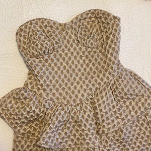Shein Peplum Tube Romper